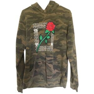 Camo Hoodie Trademark Brooklyn Cloth Size M